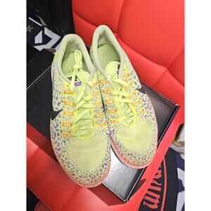 Nike Yellow and Purple Athletic Shoes